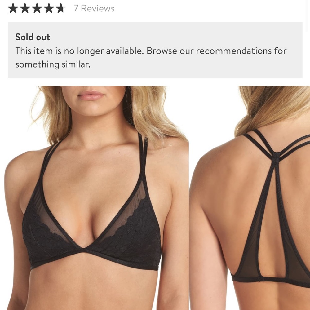 Free People light pink bralette